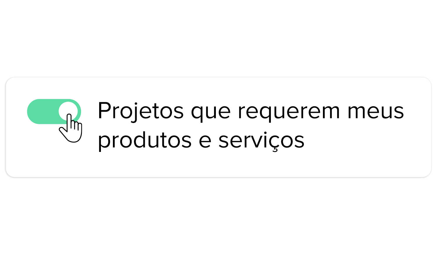 Visão de projetos com detalhes sobre status e necessidades.